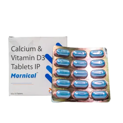 MORNICAL Tablet - Calcium and Vitamin D3 Supplement for Bone Strength