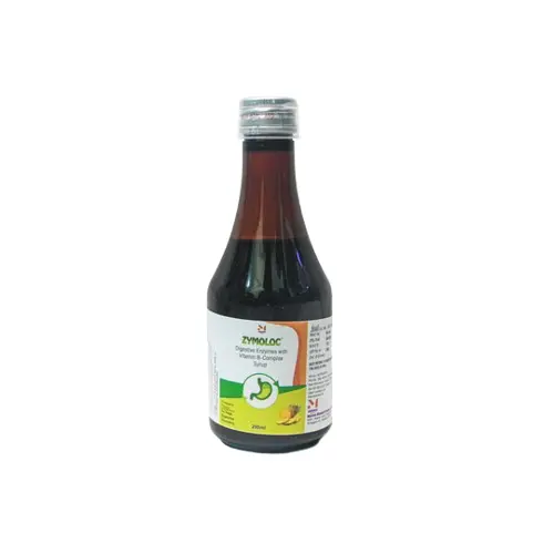 ZYMOLOC Syrup - Digestive Enzyme and Vitamin B-Complex Syrup for Better Digestion